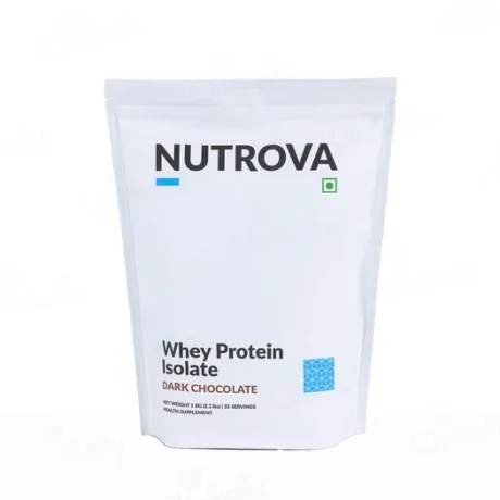 Nutrova Whey Protein Isolate - Dark Chocolate Flavour 1kG