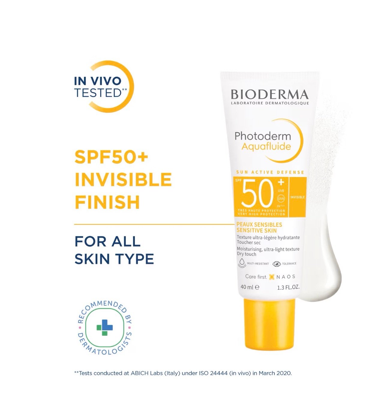 Bioderma Photoderm Aquafluide SPF 50+ PA++++ (Invisible)