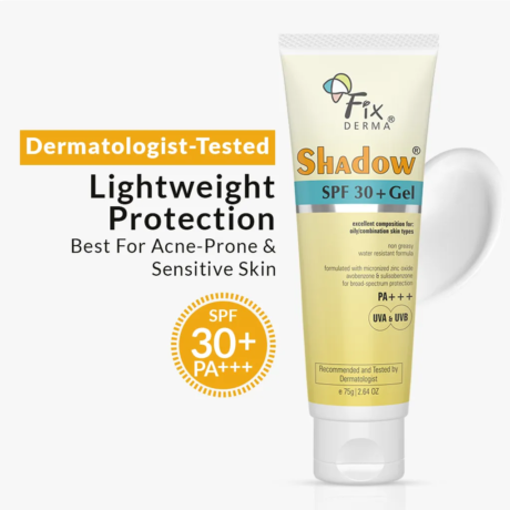 Shadow SPF 30+ Gel Sunscreen | Lightweight Gel Sunscreen For Oily & Acne-Prone Skin